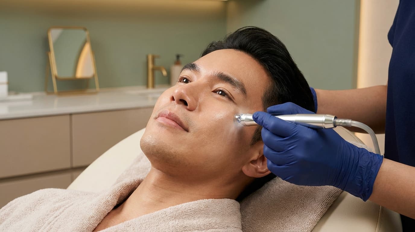 HydraFacial treatment at Menscape Clinic Bangkok